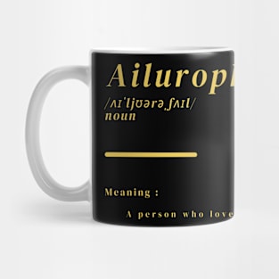 Word Ailurophile Mug